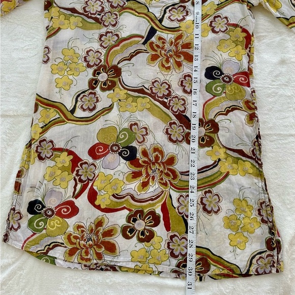 🌴 East Indies Cotton Kurti Tunic Top, Size S - Picture 6 of 9